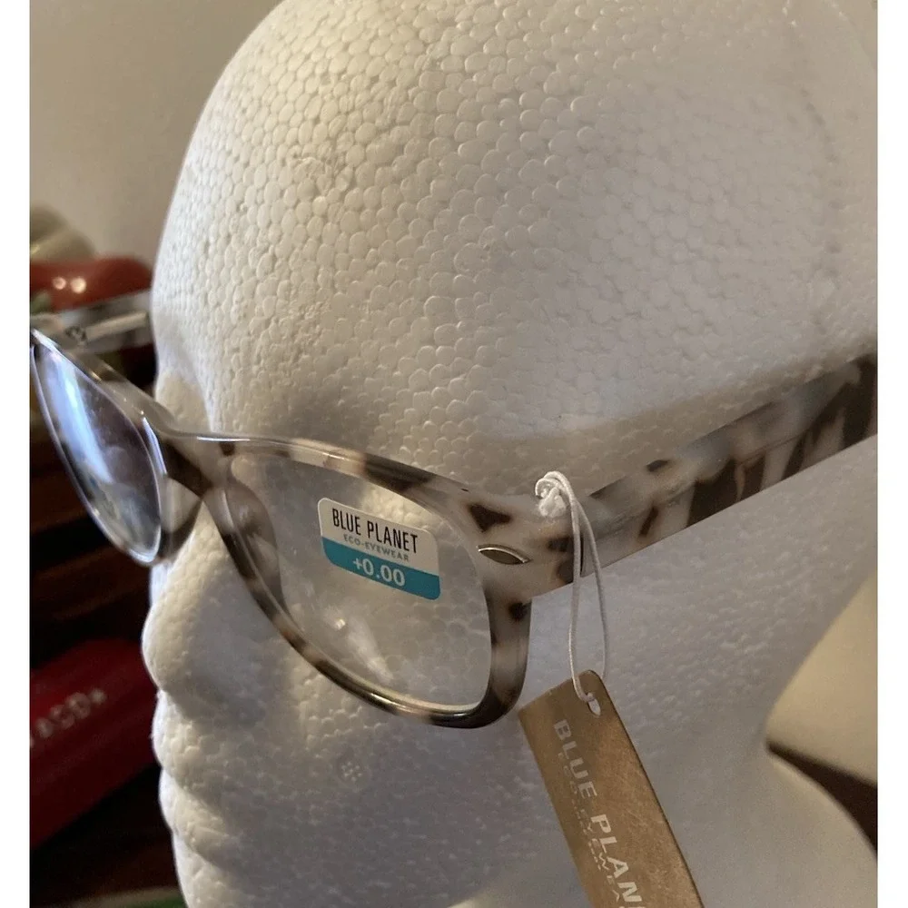 Blue Planet GLASSES BLUE LIGHT‎ FILTERING Lens NWT $35 Tortoiseshell